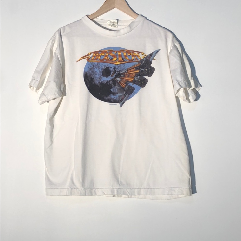 Vintage Boston concert tour champ shirt 1990